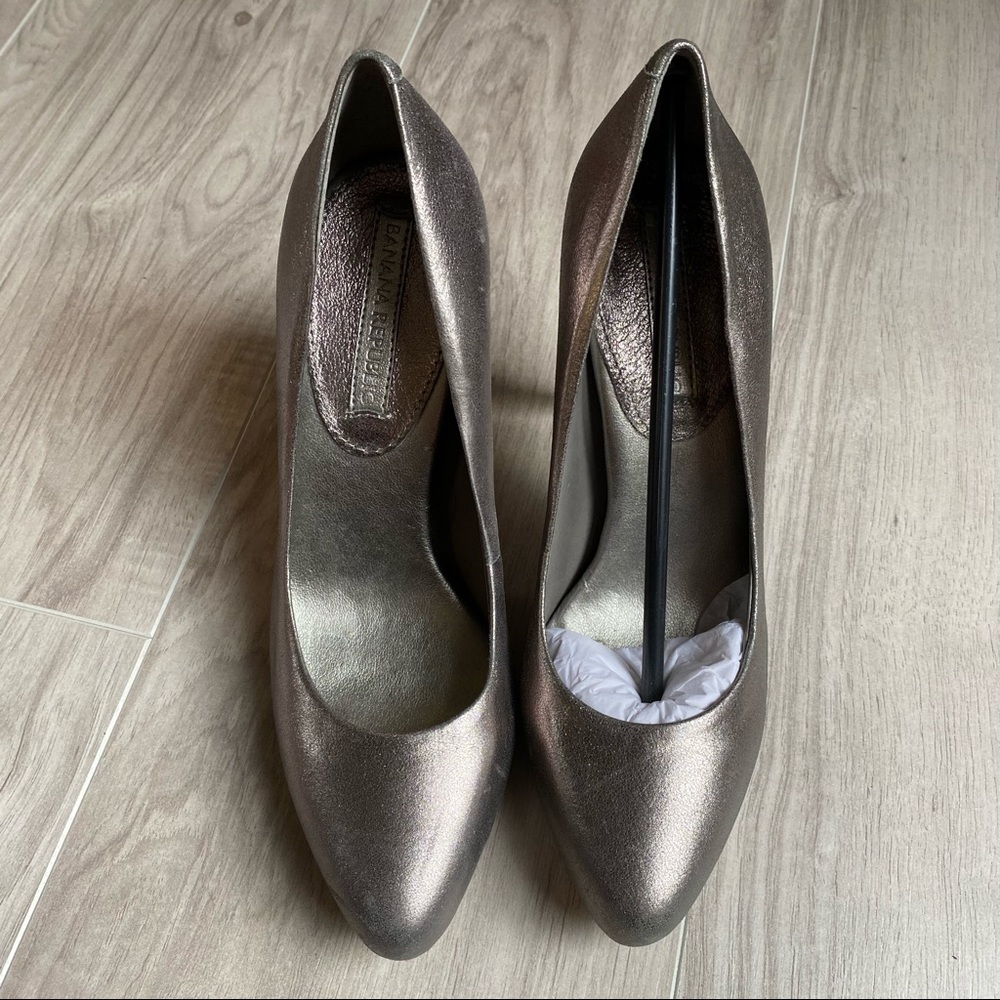 Banana Republic Gunmetal High Heels Shoes